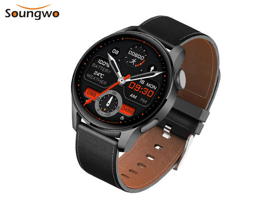 BLE 5.0 Bluetooth Smart Watch สำหรับการตรวจสุขภาพ 1.28 นิ้ว Multi Sport Mode